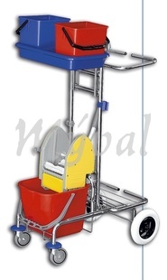Úklidový vozík Jepy LP, provedení s plastovou vaničkou