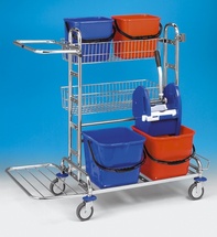 Úklidový vozík KOMBI SUPER kompletní výbava