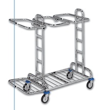 Vozík na třídění odpadu a prádla KOMBI 23 - 3 x 120 l 