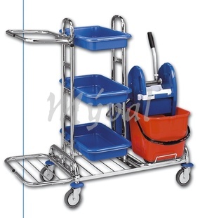 Úklidový vozík KOMBI MULTI kompletní výbava