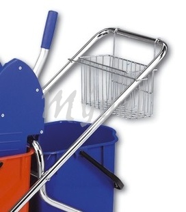 Košík na vodítko pro úklidový vozík dvojkbelíkový sklapovací