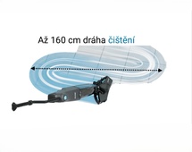 Pracovní záběr stroje Nilfisk DRYFT V1